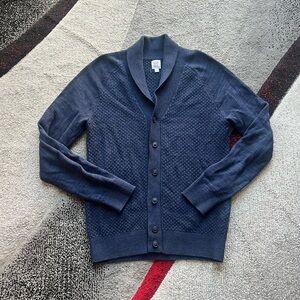 Gap Navy Button Front Knit Cardigan Sweater